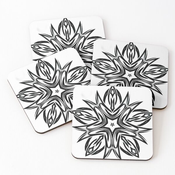 Item preview, BLACK GEOMETRIC STAR BURST designed and sold by ArtDesign-ZA.