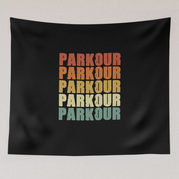 Item preview, Vintage Parkour For A Freestyle Freerunner Freerunning Lover designed and sold by Nessshirts.