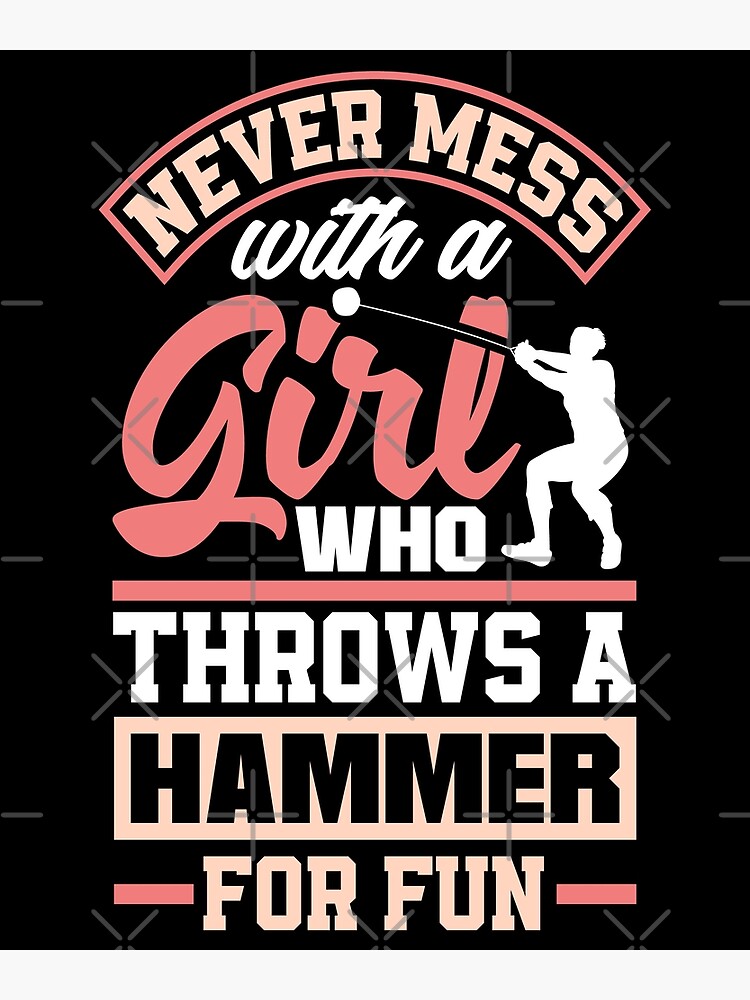 "Track and Field Hammer Throwing Thrower Evolution" Poster by