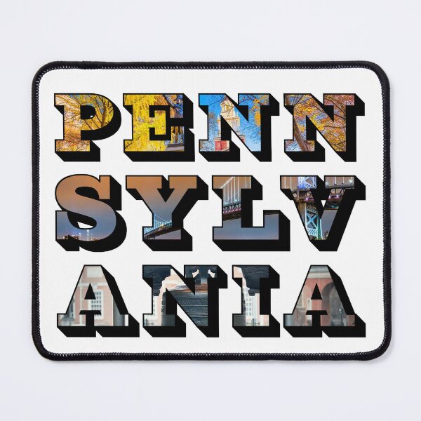 Item preview, Pennsylvania w/ Historic Landmarks designed and sold by Pajamurai.