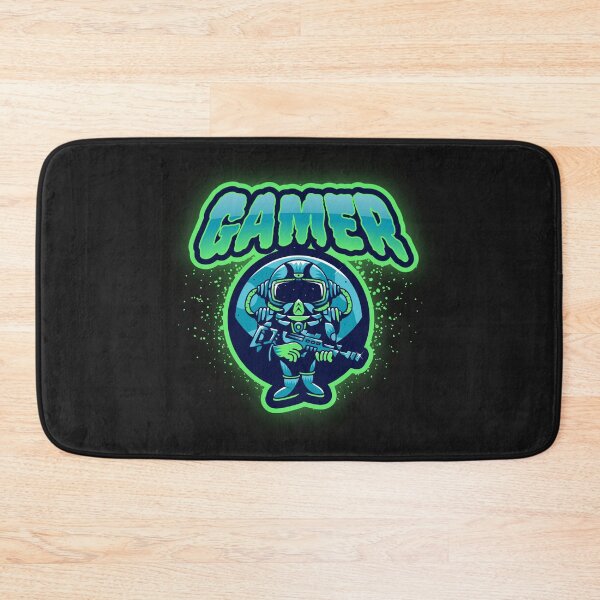 Item preview, Gamer with Small Armed Alien Cartoon designed and sold by PRIVARSHU.