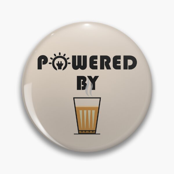 Item preview, Powered by tea designed and sold by Graphadora.