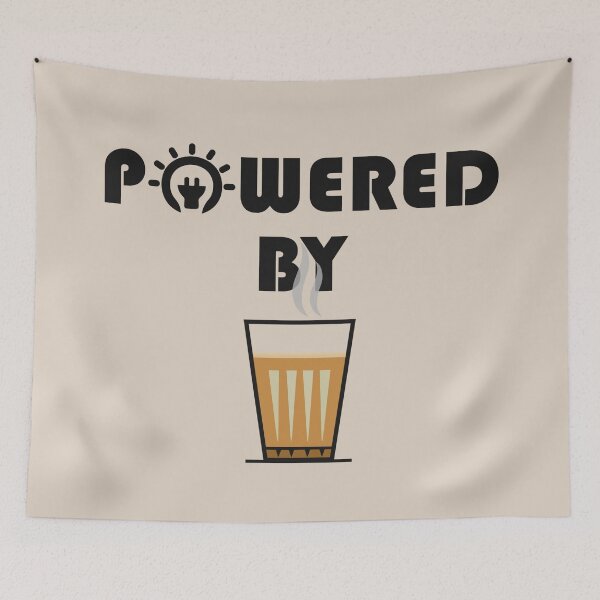 Item preview, Powered by tea designed and sold by Graphadora.