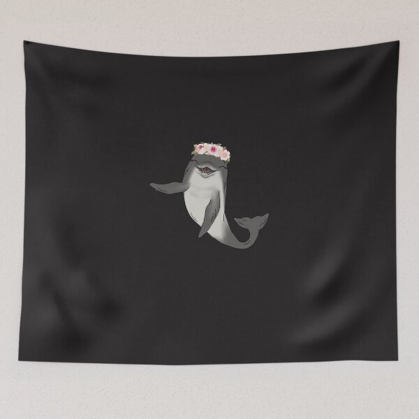 Item preview, Floral Crown Dolphin designed and sold by boggiozbstor.