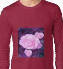 pink rose Long Sleeve T-Shirt