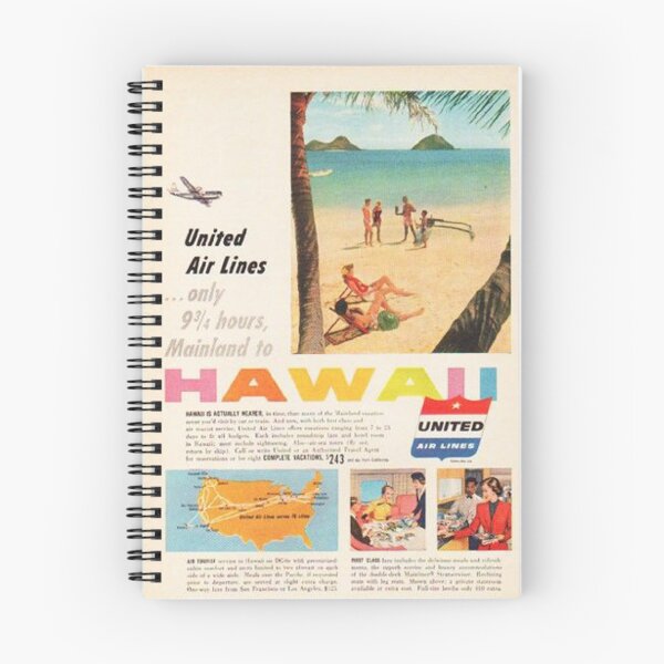 Item preview, 1953 United Airlines Hawaii Travel designed and sold by bikinihofie.