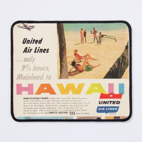 Item preview, 1953 United Airlines Hawaii Travel designed and sold by bikinihofie.