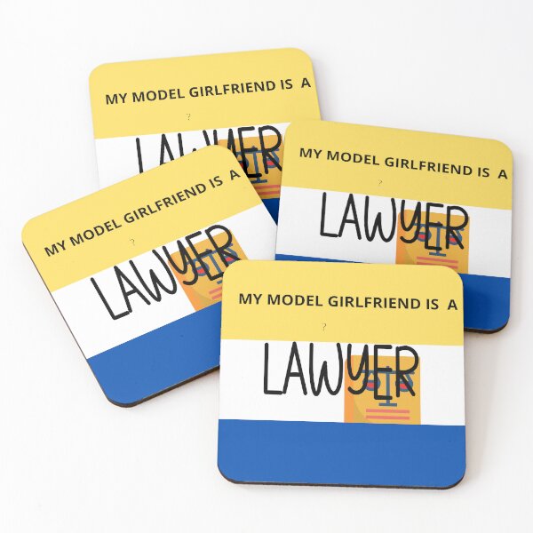 Item preview, MY MODEL GIRLFRIEND IS  A LAWYER? designed and sold by GIRL BOSS REALTOR.
