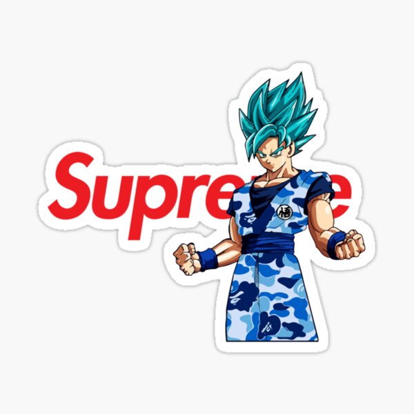 Anime Supreme Logo Stickers for Sale Redbubble