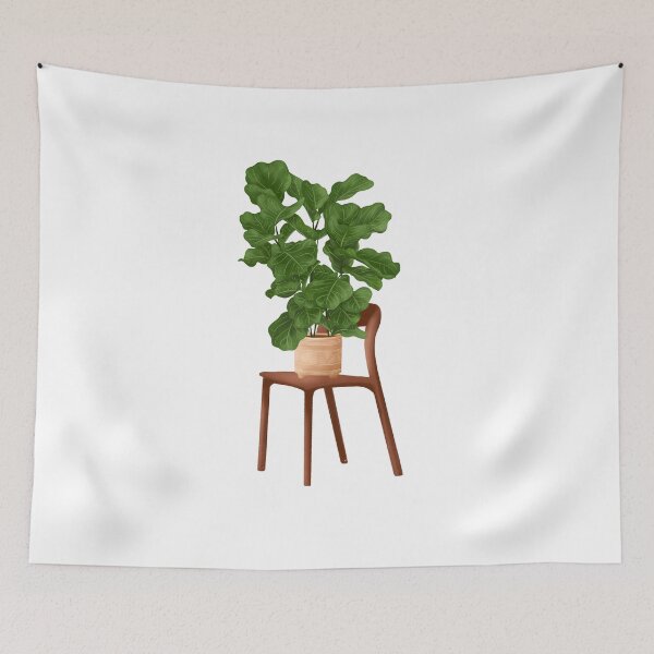 Item preview, Trendy Plant Art, Botanical illustration, Fiddle Leaf Fig 61 designed and sold by Ana Moguš.