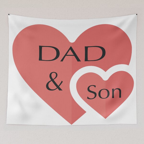Item preview, Dad and Son Happy Fathersday. designed and sold by DesignsbyMona.
