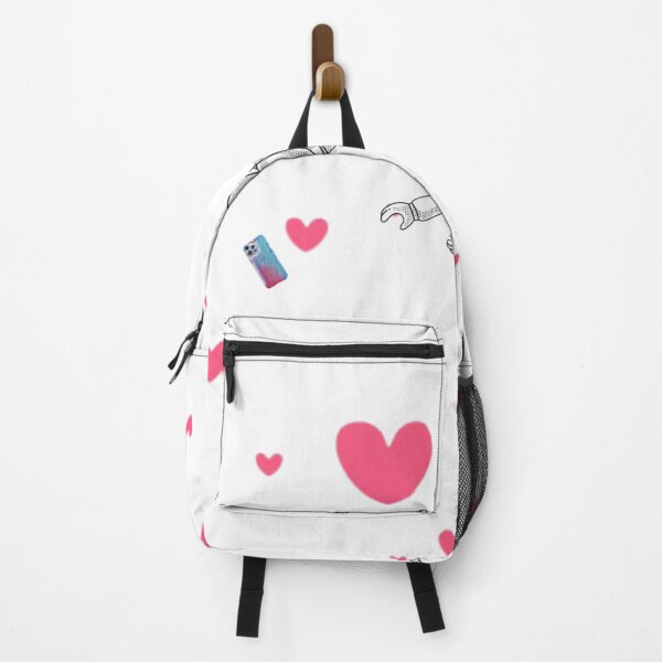 Item preview, a painted astronaut with a phone and hearts designed and sold by DanaIrik.