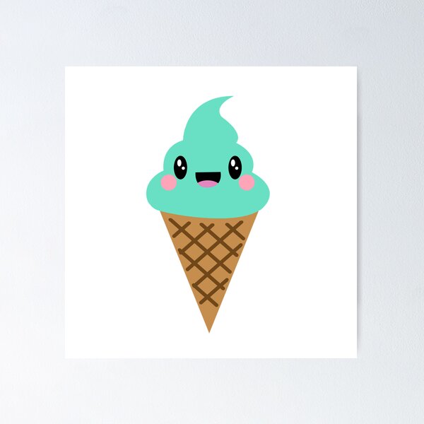Stitch Ice Cream Poster for Sale by xMorfina