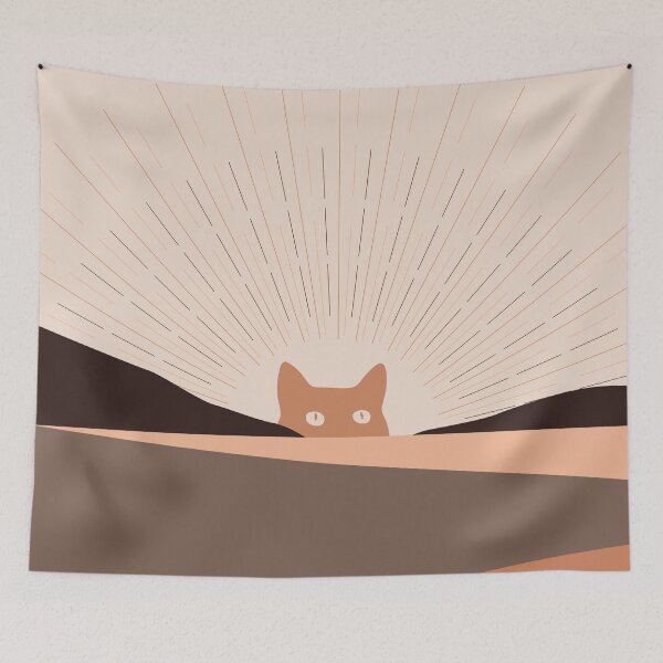 Item preview, Cat Landscape 124 designed and sold by ilovedoodle.