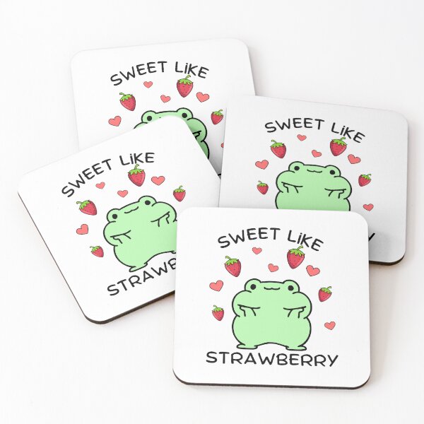 Item preview, Frog Aesthetic Funny Frog Pun Cottagecore Cottage Core Strawberry Frog designed and sold by CaitU.