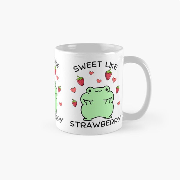 Item preview, Frog Aesthetic Funny Frog Pun Cottagecore Cottage Core Strawberry Frog designed and sold by CaitU.