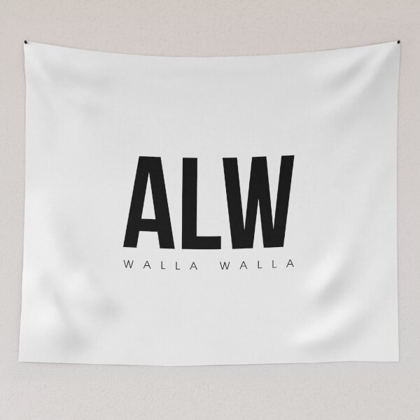 Item preview, ALW - Walla Walla Airport Code designed and sold by CartoCreative.