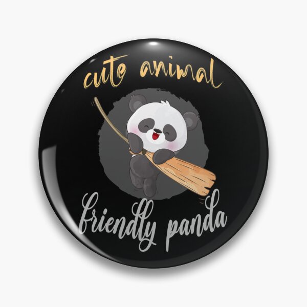 Item preview, Cute Animal Friendly Panda Classic . . . . . designed and sold by hadderyagutt.