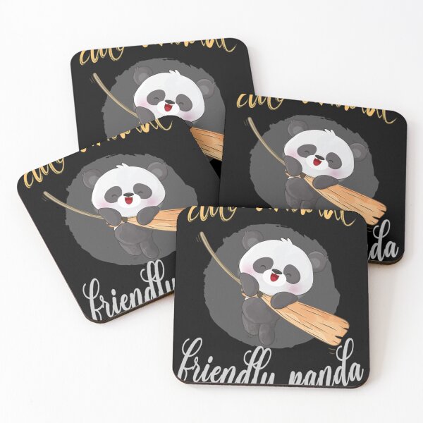 Item preview, Cute Animal Friendly Panda Classic . . . . . designed and sold by hadderyagutt.