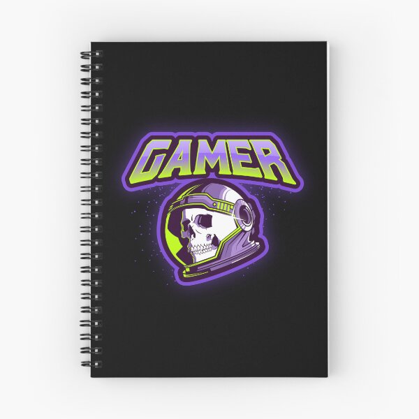 Item preview, Gamer con casco de astronauta de calavera designed and sold by PRIVARSHU.