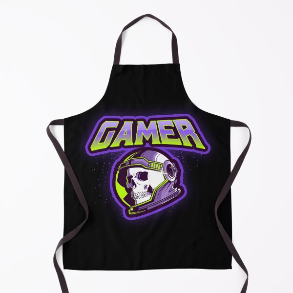 Item preview, Gamer with Skull Astronaut Helmet designed and sold by PRIVARSHU.