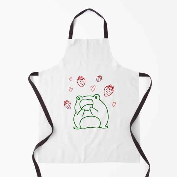 Artikelvorschau, Frosch Ästhetischer Frosch Wortspiel Cottagecore Cottage Core Kawaii Frosch Cottagecore Strawberry Frog entworfen und verkauft von CaitU.
