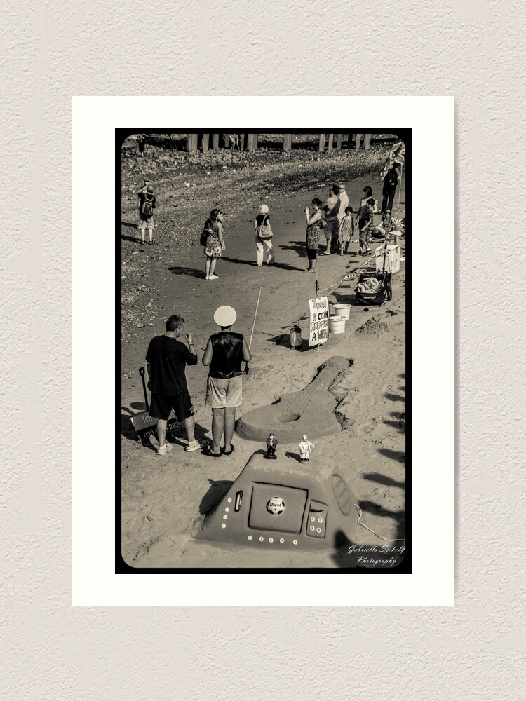 Alternate view of London Beach Art Print