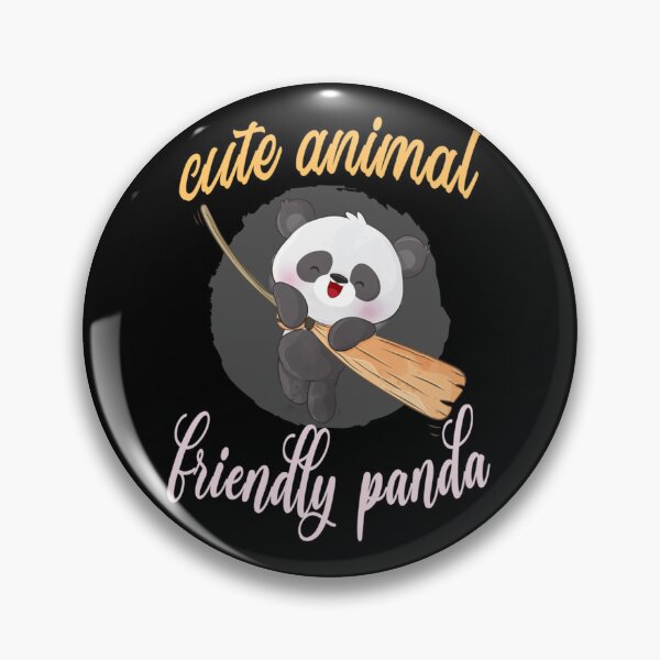 Item preview, Cute Animal Friendly Panda Classic . . . designed and sold by hadderyagutt.