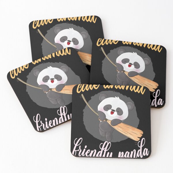 Item preview, Cute Animal Friendly Panda Classic . . . designed and sold by hadderyagutt.
