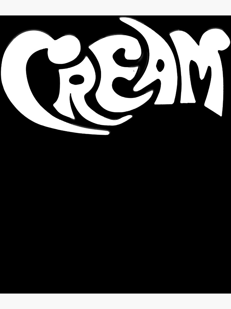 "Cream Band Logo" Poster for Sale by aaishaakeem Redbubble