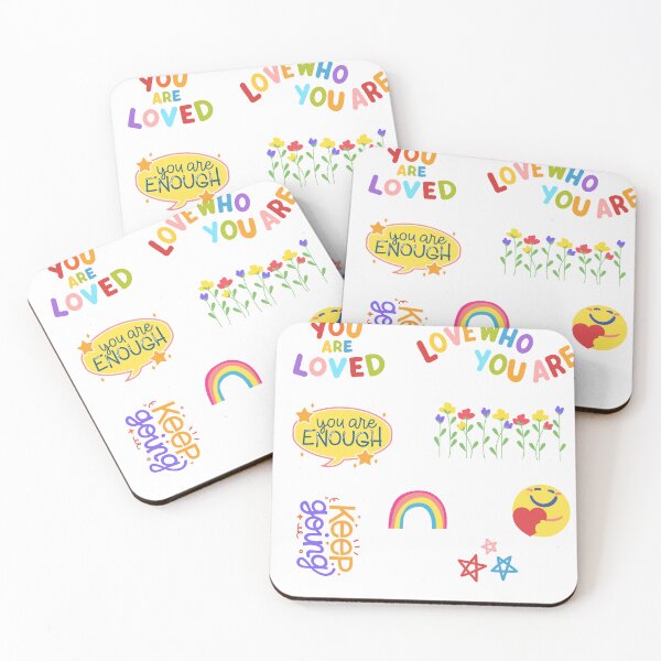 Item preview, Love and Positivity Sticker Pack for Journal & Planner designed and sold by mann-doodles.