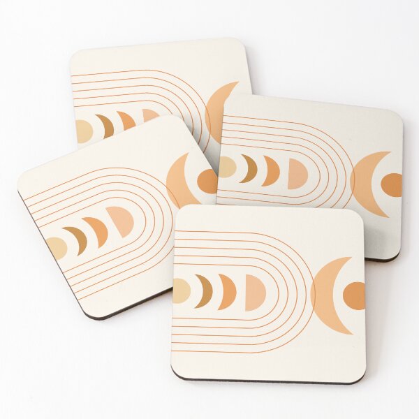 Artikelvorschau, Moon Phases in Earthy Themed 3 entworfen und verkauft von nineFlorals.