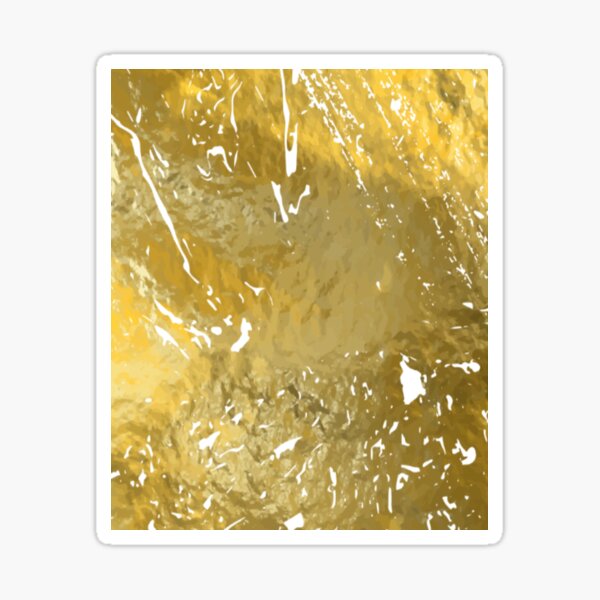 "The golden sheet background." Sticker for Sale by Trianglegreen