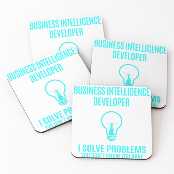 Item preview, Business Intelligence Developer - I Solve Problems Job Gift designed and sold by melissaval2.
