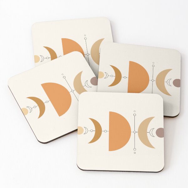 Artikelvorschau, Moon Phases 2 in Earthy Themed entworfen und verkauft von nineFlorals.