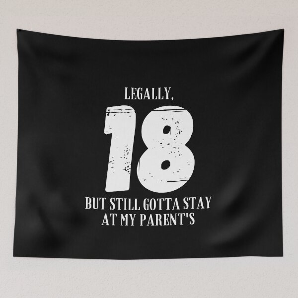 Item preview, Funny 18th Birthday anniversary designed and sold by Kritika 99.