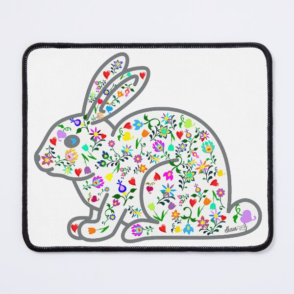 Item preview, Floral Bunny designed and sold by Intriguing Eclectives by Janelle K.