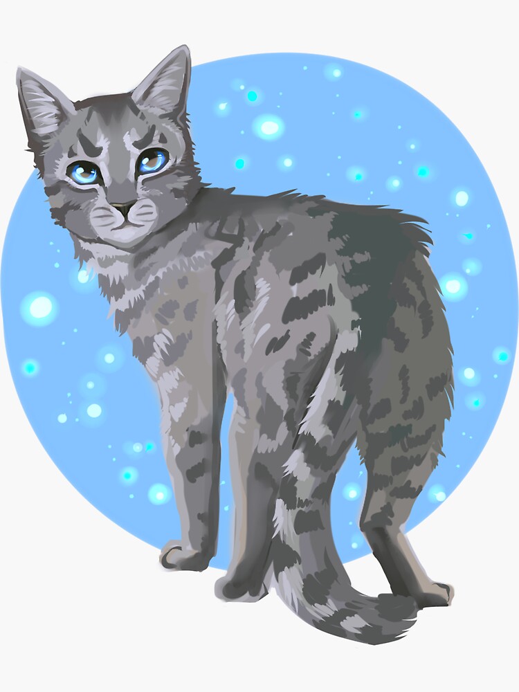 Warrior cats pattern 2 Sticker for Sale by strawbebehmod