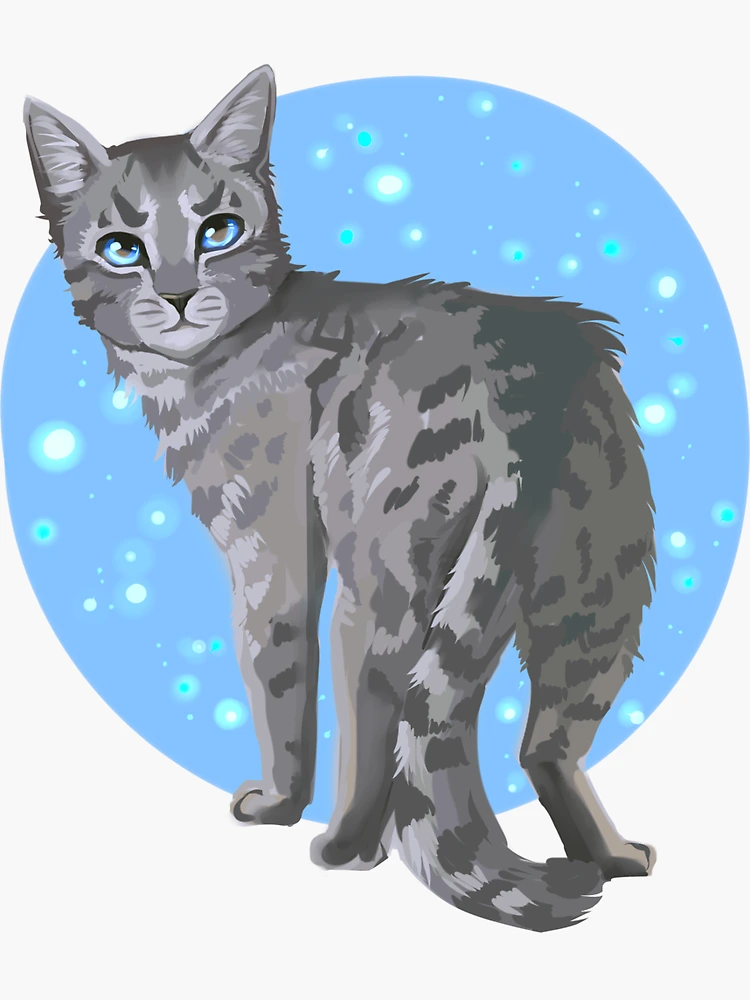 warriors inspired ashfur Sticker for Sale by MagicPistachio