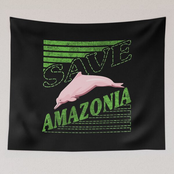 Item preview, Boto Pink Amazonas Dolphin Save Amazonia #1984 designed and sold by TheAplus.