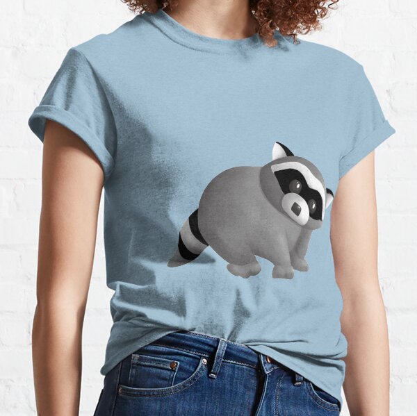 Curious Raccoon Classic T-Shirt