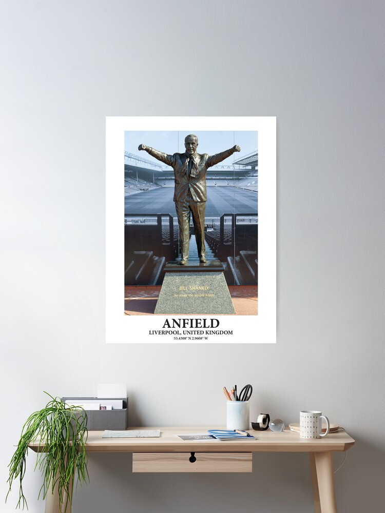 Thumbnail 1 of 3, Poster, Anfield designed and sold by cokemann.