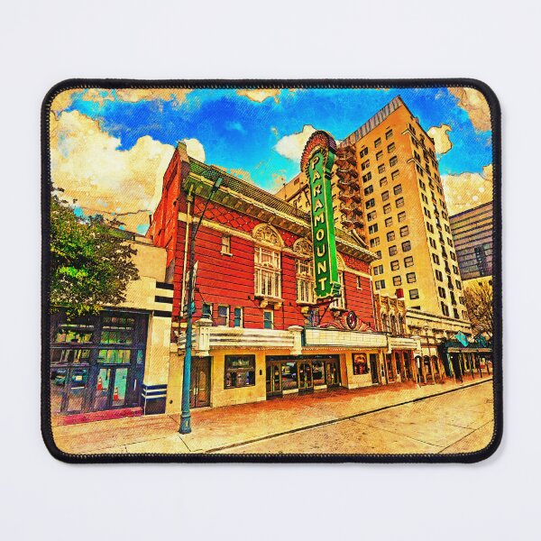 Item preview, The Paramount Theatre in Austin, Texas - digital painting designed and sold by NickoPrints.