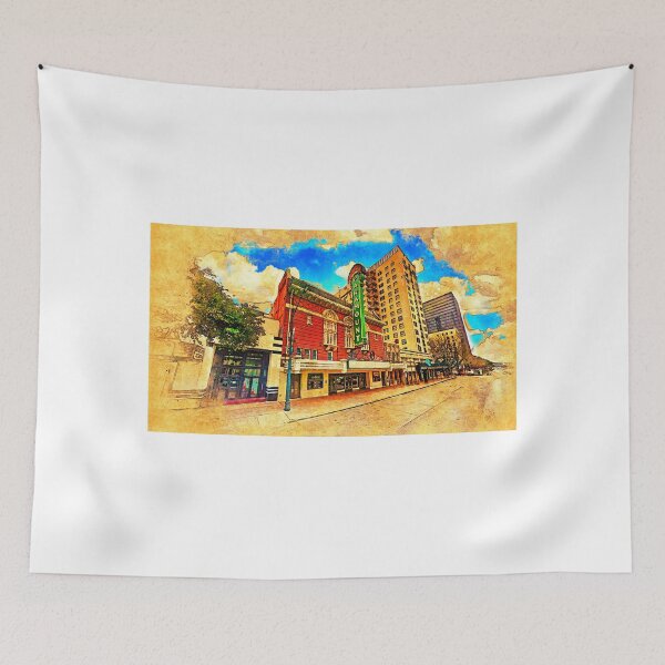 Item preview, The Paramount Theatre in Austin, Texas - digital painting designed and sold by NickoPrints.