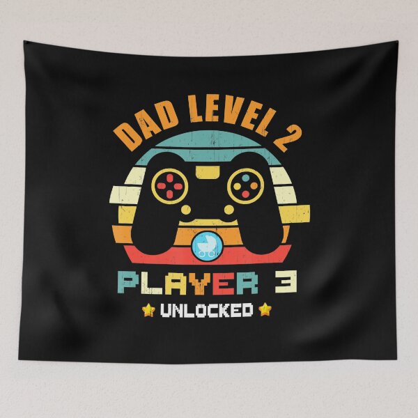 Item preview, Funny Gift Mens Dad Player Unlocked Funny Daddy Again Retro Gaming Cute Gifts designed and sold by MeganeKessler.
