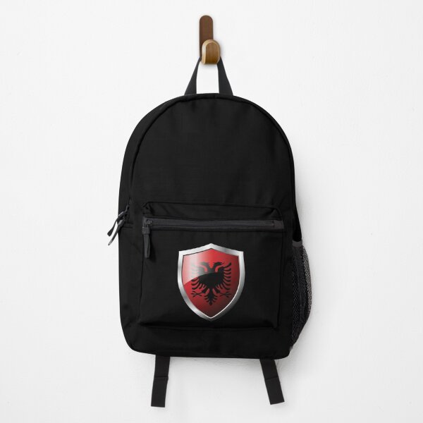 Item preview, Strong Albania Flag Shield Country designed and sold by HelloFromAja.