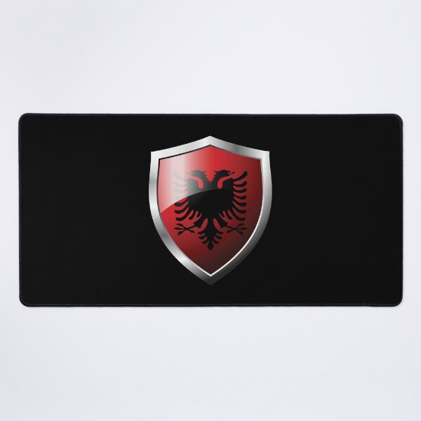 Item preview, Strong Albania Flag Shield Country designed and sold by HelloFromAja.