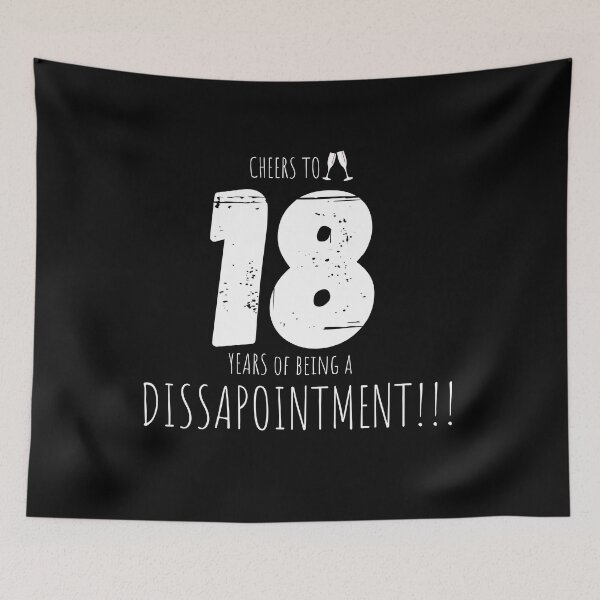 Item preview, 18 years birthday, 18th birthday, dissapointment designed and sold by Kritika 99.
