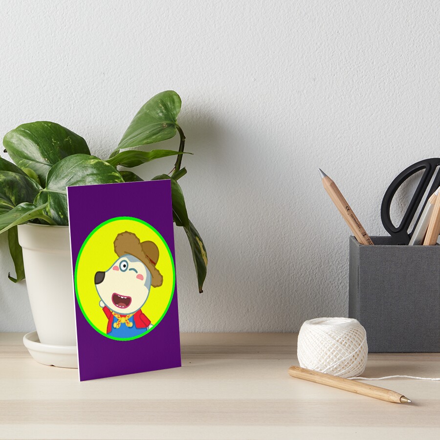 Wolfoo happy cartoon - Wolfoo Greeting Card for Sale by