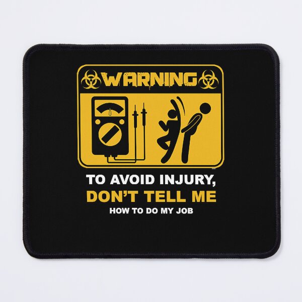 Item preview, Funny Gifts Warning To Avoid Injury Dont Tell Funny Sarcasm Working Jobs Cute Gift designed and sold by MeganeKessler.
